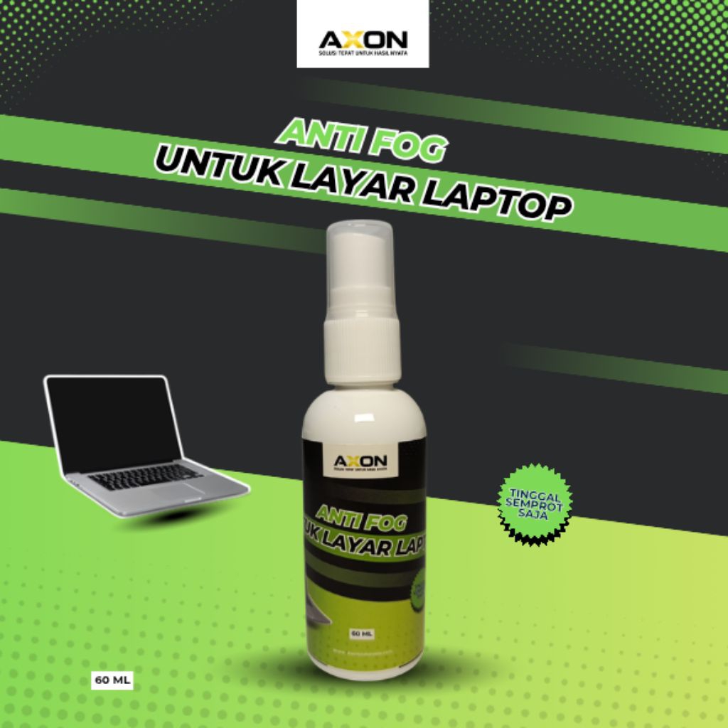 Axon Anti Fog Penghilang Embun Layar Laptop Komputer