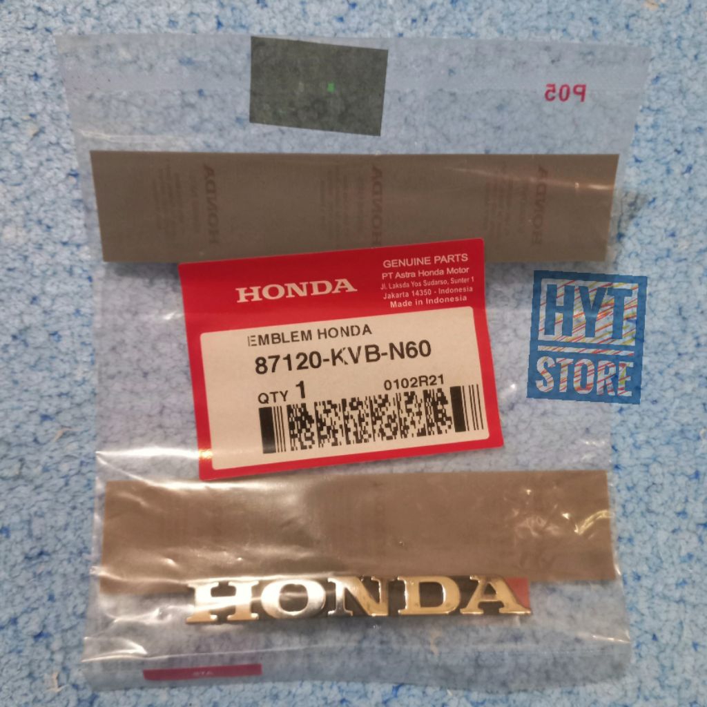Emblem Honda 87120-KVB-N60 Emblem Logo Visor Honda Batok Depan Speedometer Vario 110 CW Old Lama Kar