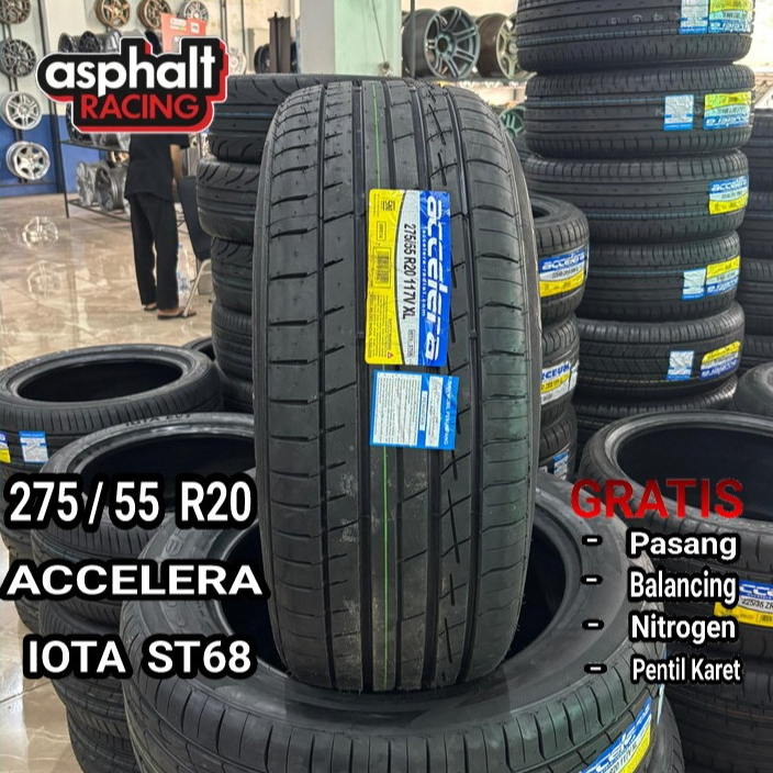 Ban Mobil Tubles Ukuran 275 55 R20 Merek Accelera Iota St68 Ban Pajero Fortuner R20 275/55