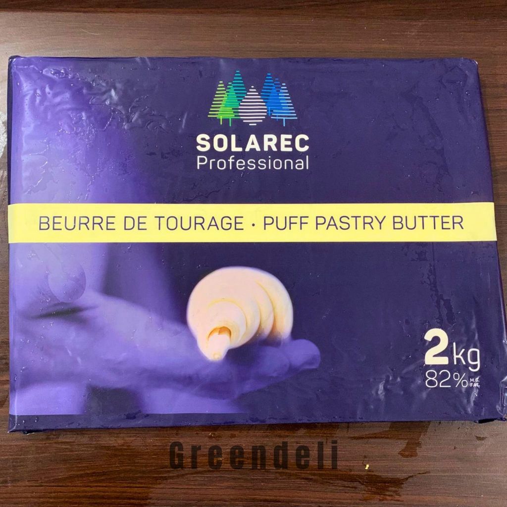 SOLAREC PROFESIONAL BUTTER SHEET / PUFF PASTRY BUTTER / BUTTER SHEET SOLAREC - 2KG