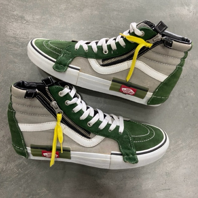 [Size 42.5] Vans Sk8-Hi Reissue Cap Cut And Paste Floral Greener Pastures Drizzle Second Original Ko