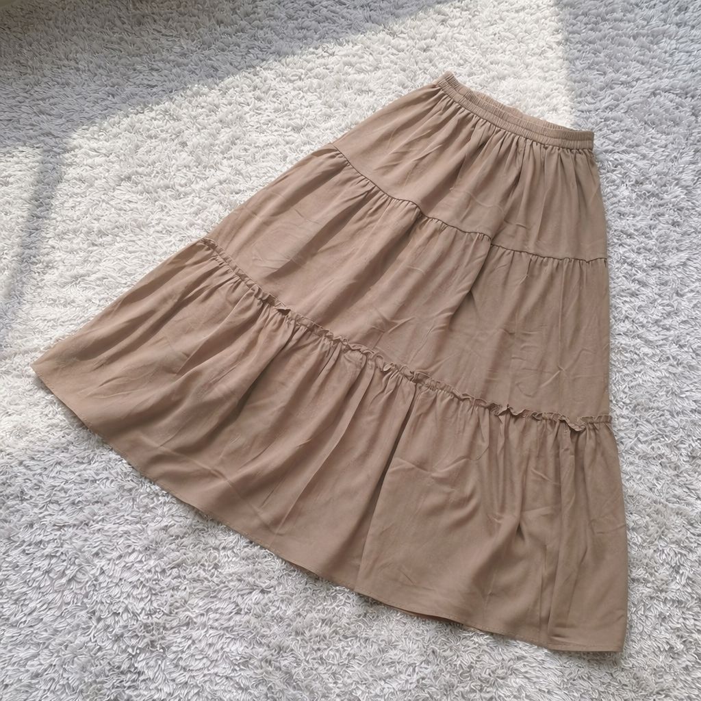 Rok Susun Canda Korean Style Rok Panjang Wanita Korean Skirt Kekinian