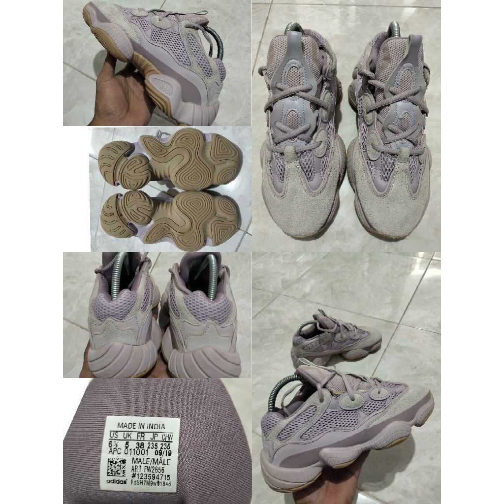 Sepatu Preloved Second Original Adidas Yeezy 500 Size 38