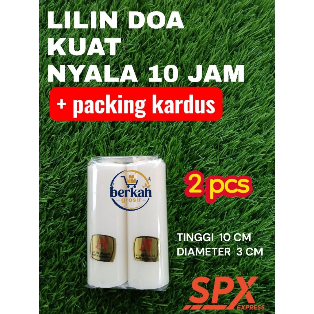 LILIN PUTIH PILAR RAJA panjang10cm/LILIN DO’A PUTIH/LILIN JUMBO/LILIN HARAPAN /LILIN PILAR/LILIN TER