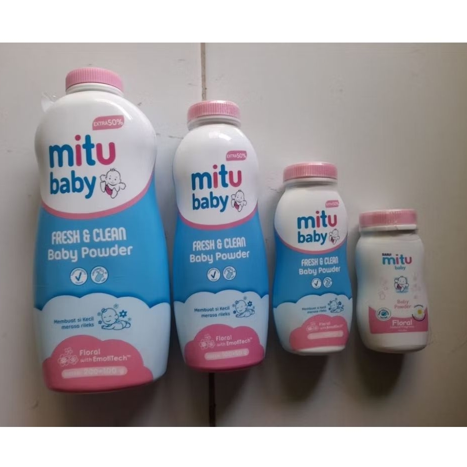 Mitu Baby Powder size 300gr/150gr/75gr/50gr [baca deskripsi]