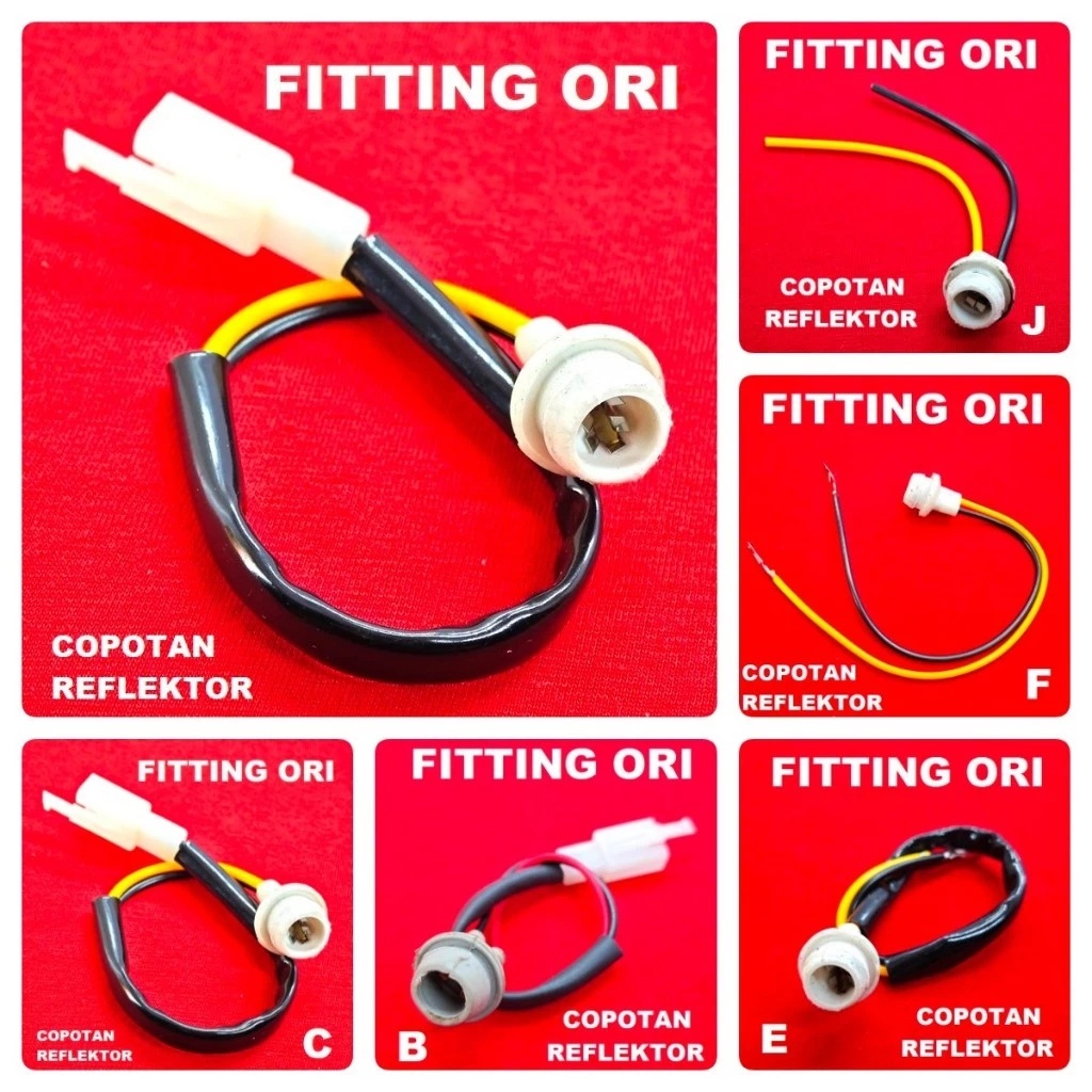 FITTING ORI TANCAP SEIN SEN KOTA SENJA copotan reflektor sein sen kota senja t10 t13 bohlam lampu le