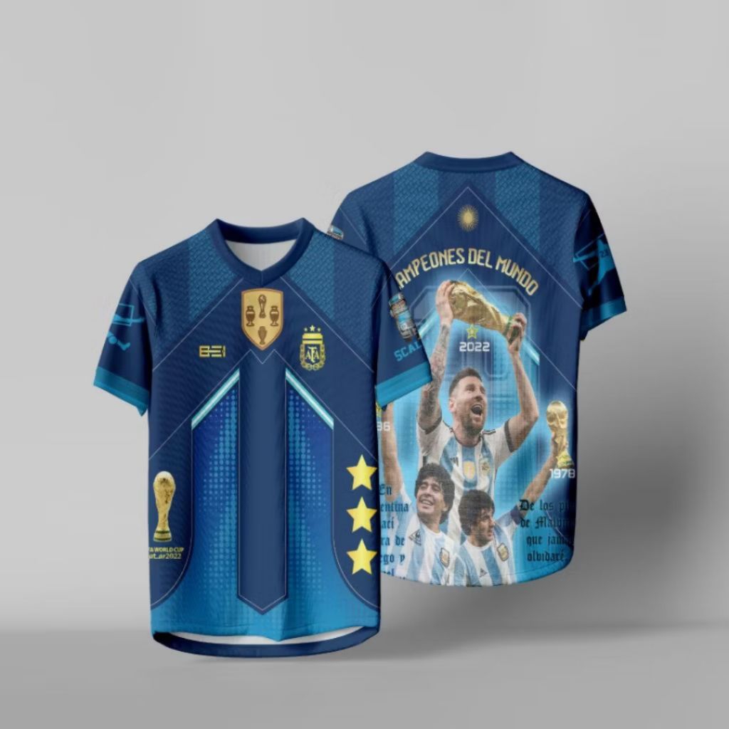 JERSEY ARGENTINA SPESIAL EDITION JUARA DUNIA 1978 1986 2022