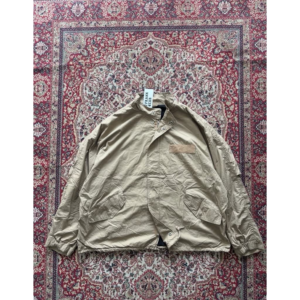 Wego oversized fishtail short parka jacket Vintage Military Fishtail parka i271