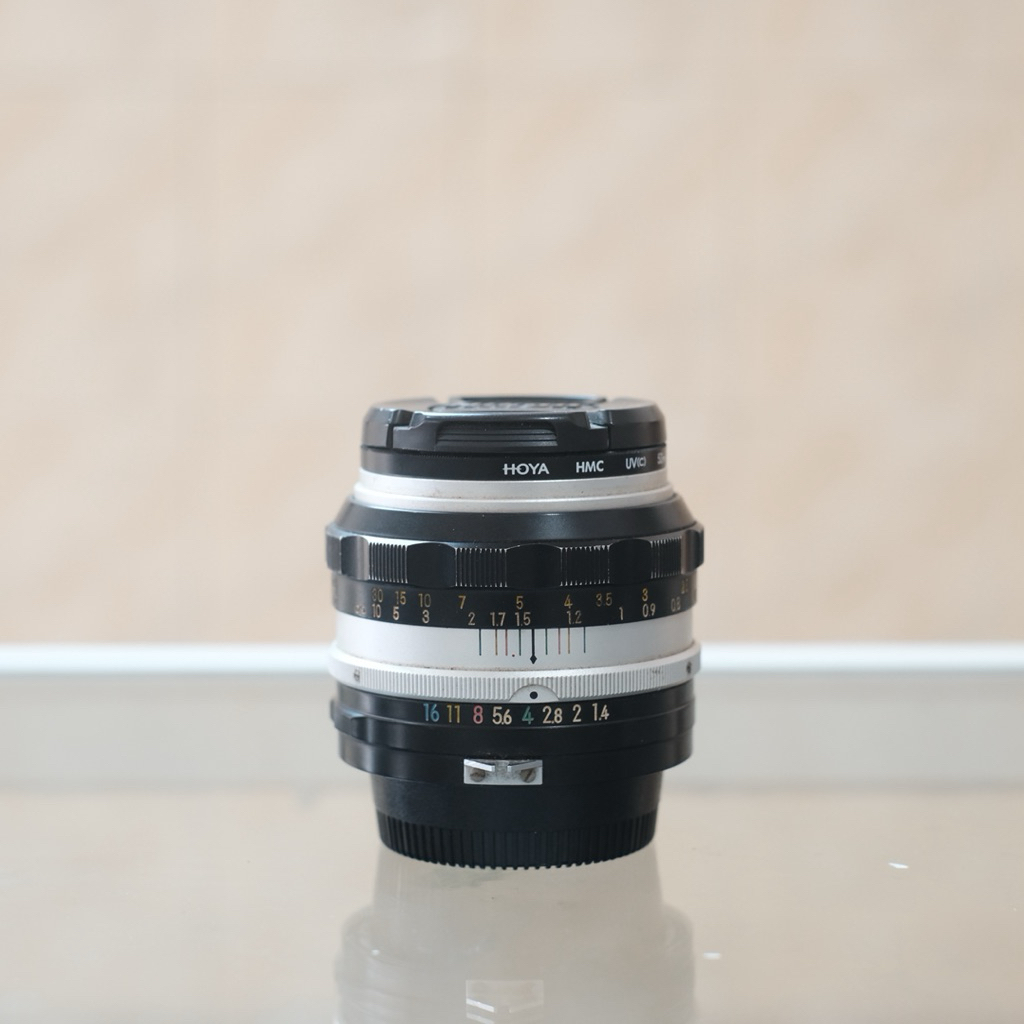 lensa vintage nippon 50mm f1.4 for nikon