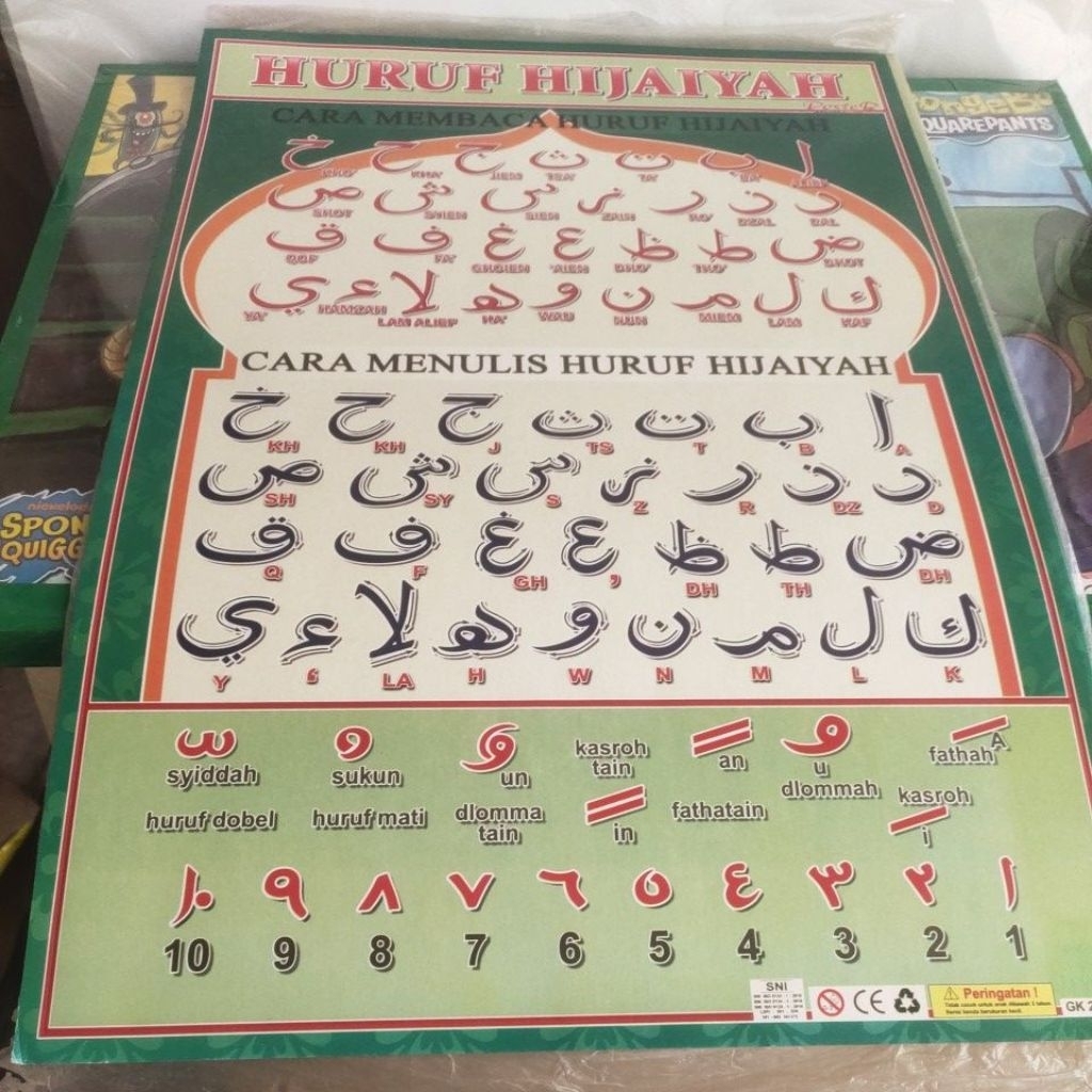 poster huruf hijaiyah
