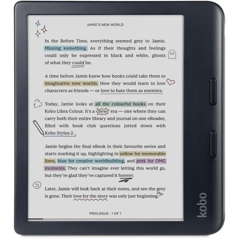 Kobo Libra Colour E Ink eReader Kaleido 3