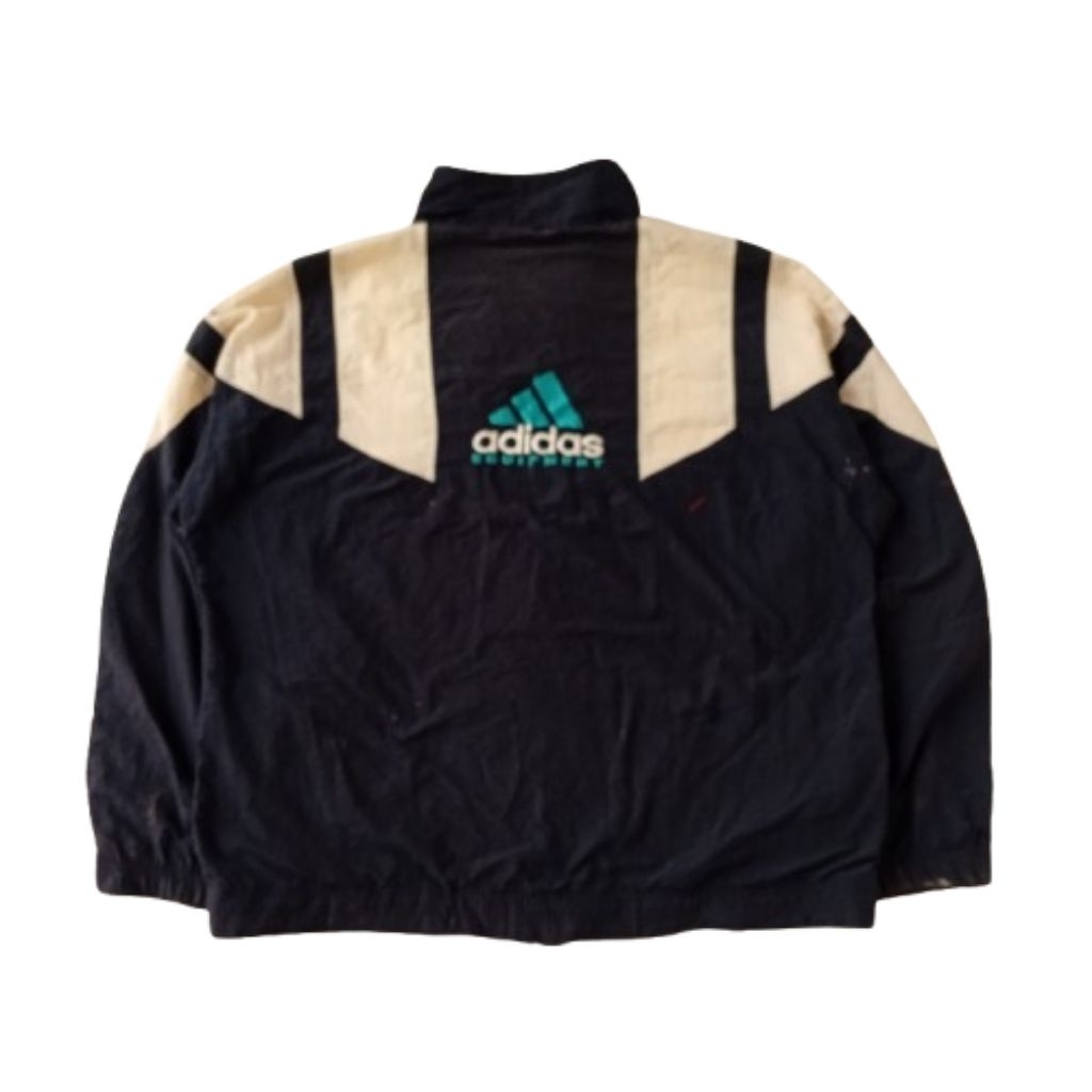 Vintage 90s Windbreaker / Jaket Adidas Equipment Colorblock Jacket Men Women Outer