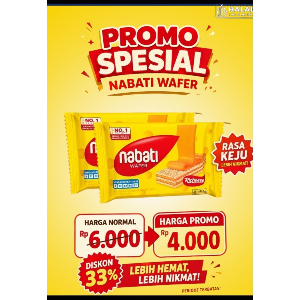 Nabati Wafer Richeese