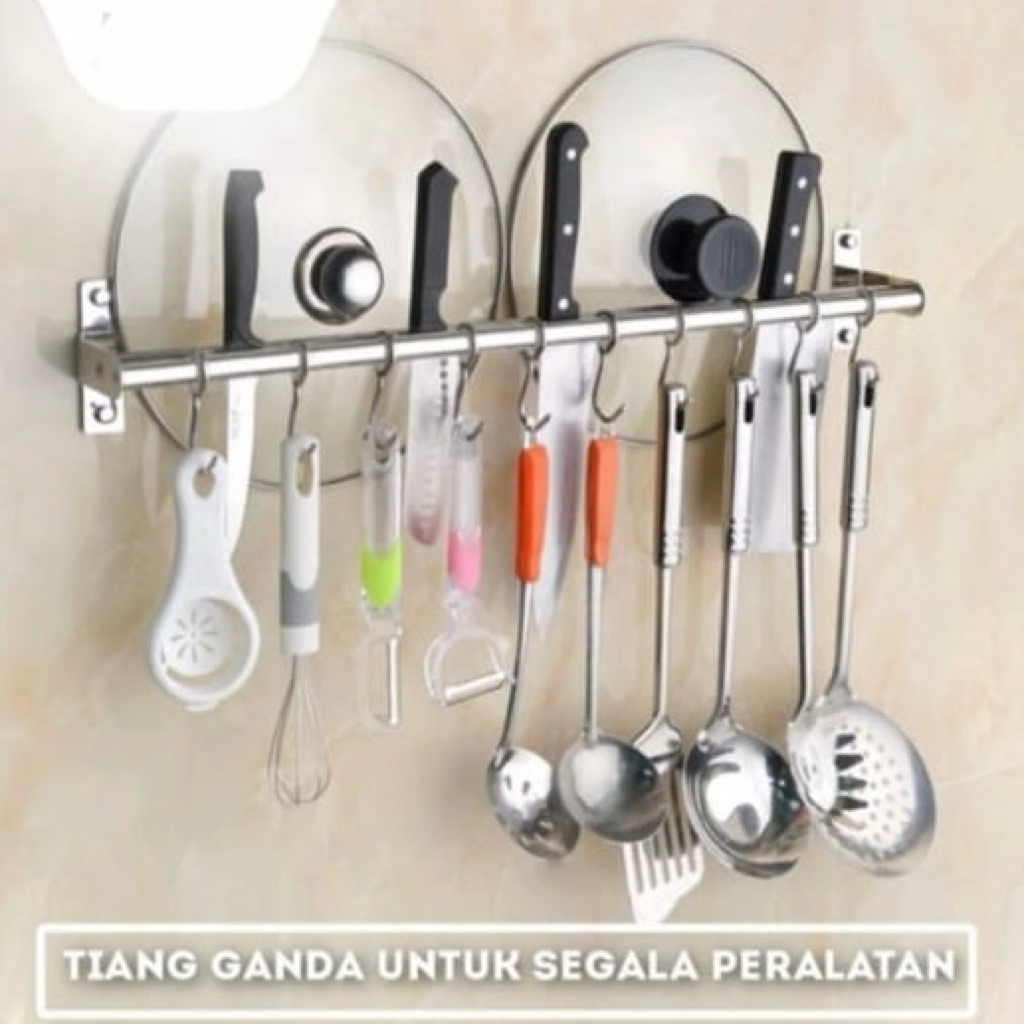 Rak Dapur Stainless Steel gantung / gantungan dapur stainless 304