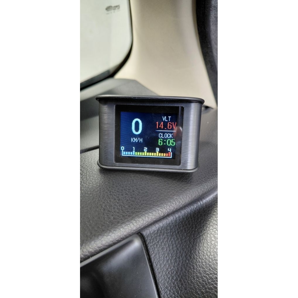 OBD HUD Display Multifungsi Mobil - Spedometer Digital Universal OBD2 - Layar LED High Resolution Te