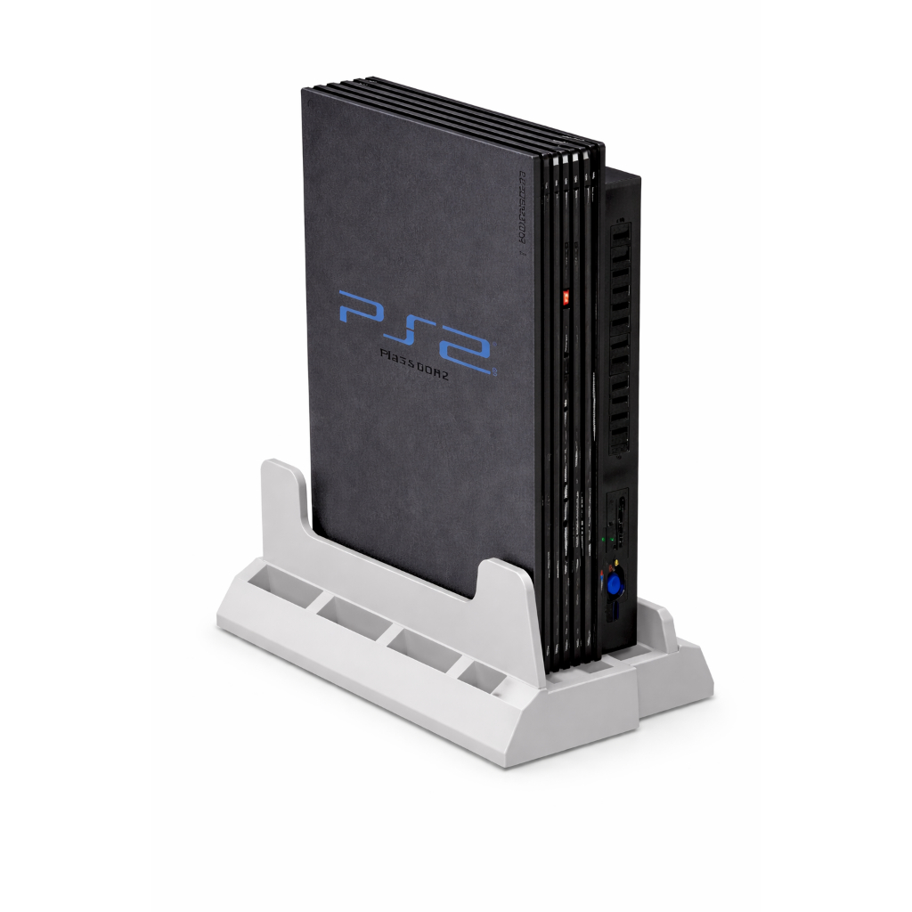 Stand Vertical Foot Kaki Berdiri Playstation 2 PS2 dengan Konverter HDMI