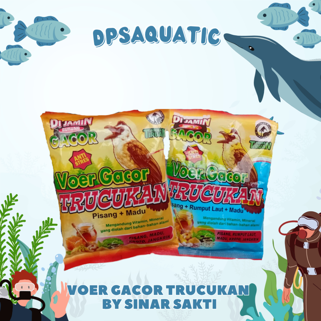 VOER GACOR TRUCUKAN BY SINAR SAKTI - Sachetan ±150 Gram Blitar - Jawa Timur.