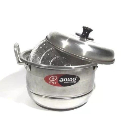 TERLARIS Panci Dandang Jawa Maspion / Panci Kukus Aluminium / Dandang Ekonomi + Sarangan / Langseng 