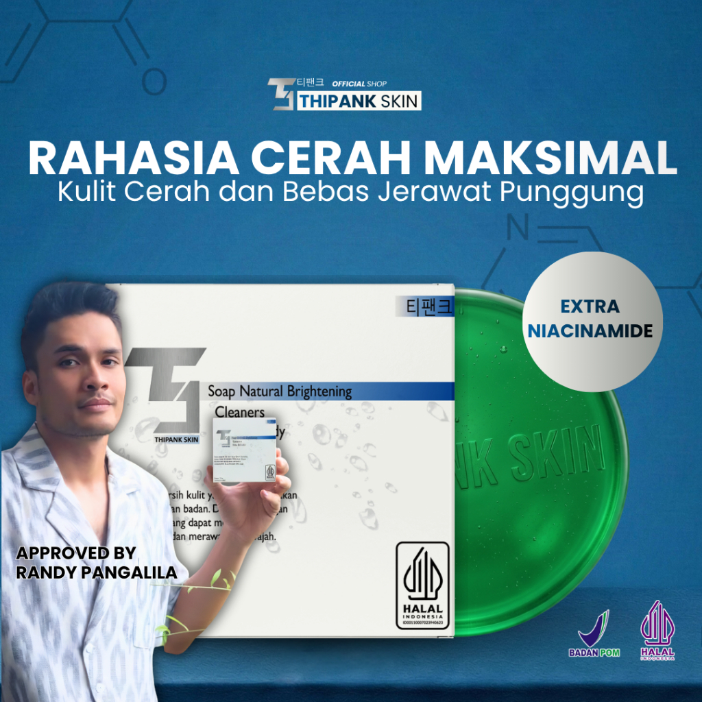 PAKET HEMAT 2 PCS Thipank skin body soap Sabun Pemutih Badan Sabun Pemutih Badan Bpom Origina/sabun 
