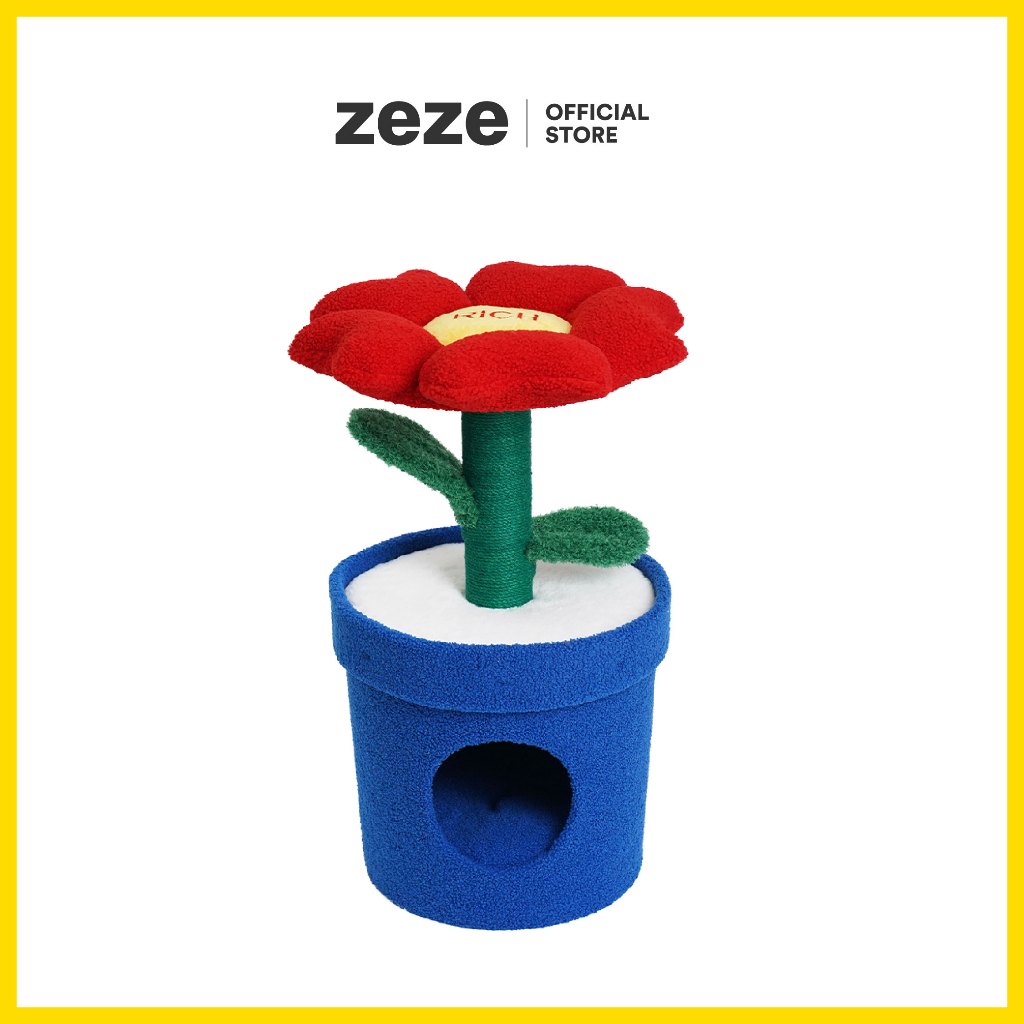 ZEZE Lucky Flower Pot Pet House