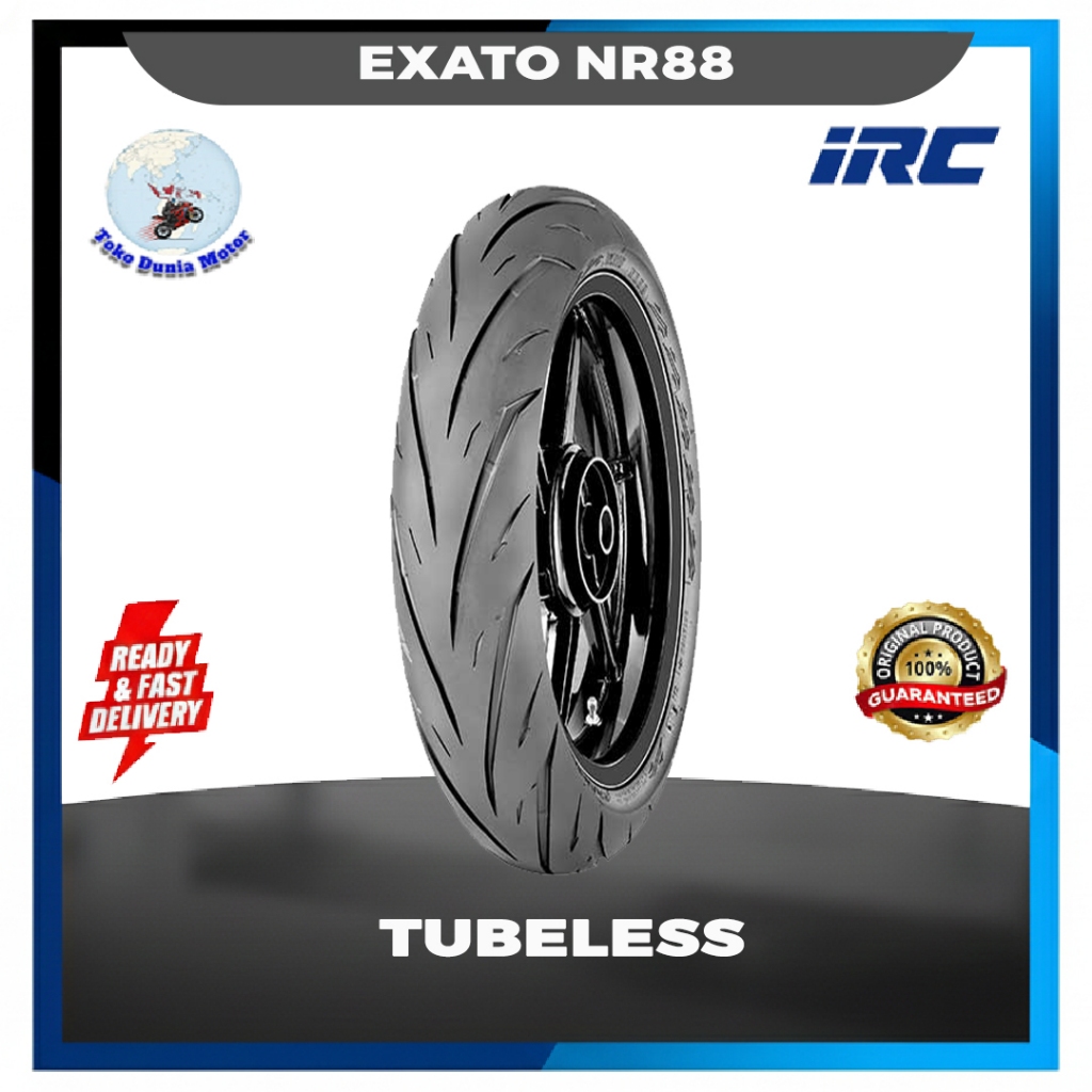 Ban tubeless motor bebek IRC Exato 90 80 17 NR88
