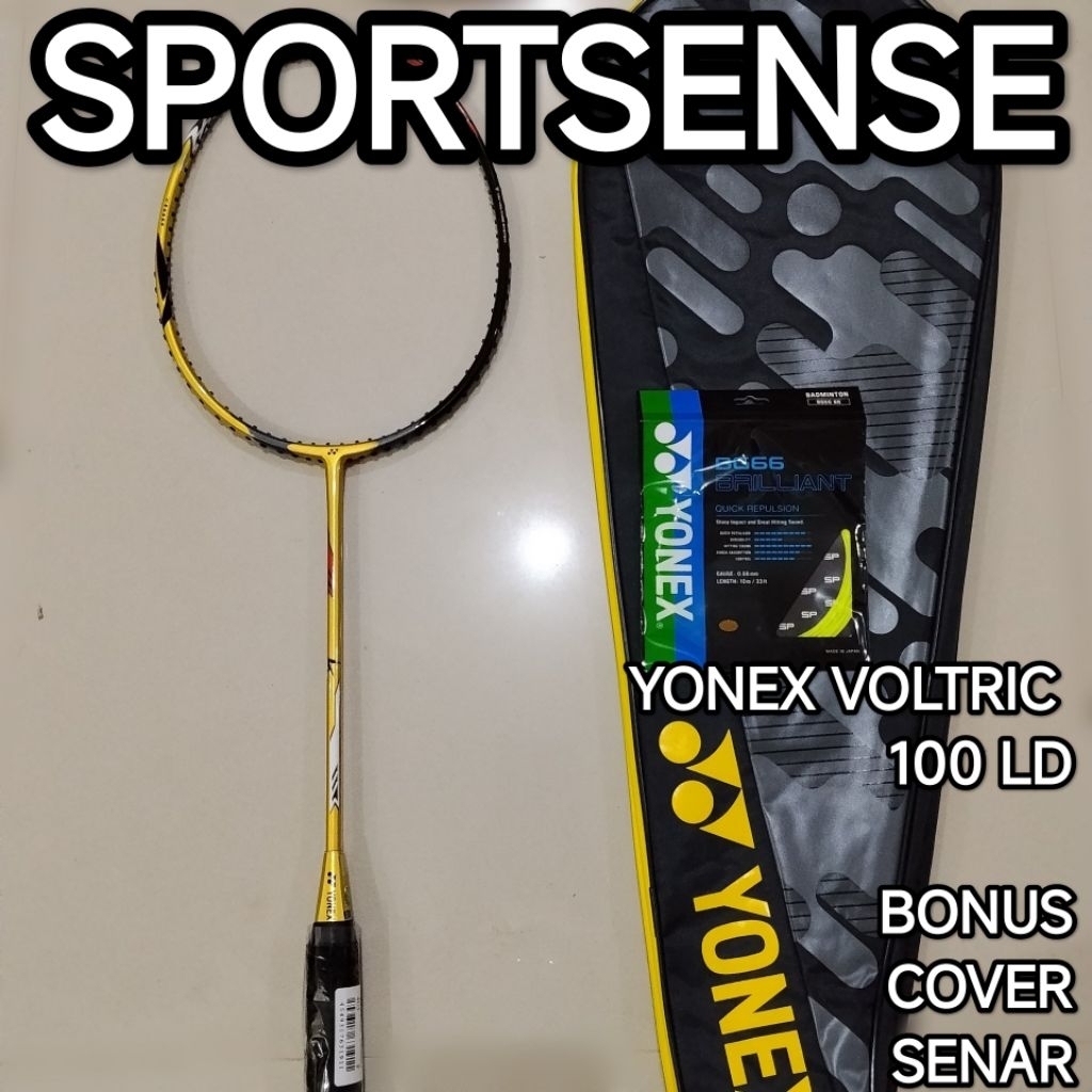 Raket Bulutangkis Badminton Yonex Voltric 100 200 LD Lindan LCW Lee Chong Wei Original Bonus cover d