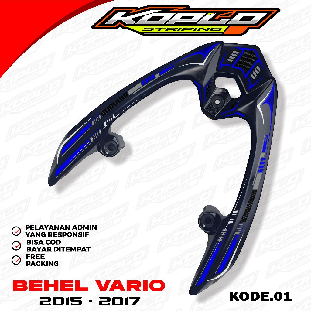 Sticker Pelindung Behel Motor Vario Led 125. Stiker Behel Motor Vario Led 125/150 ( Tinggal Pasang )