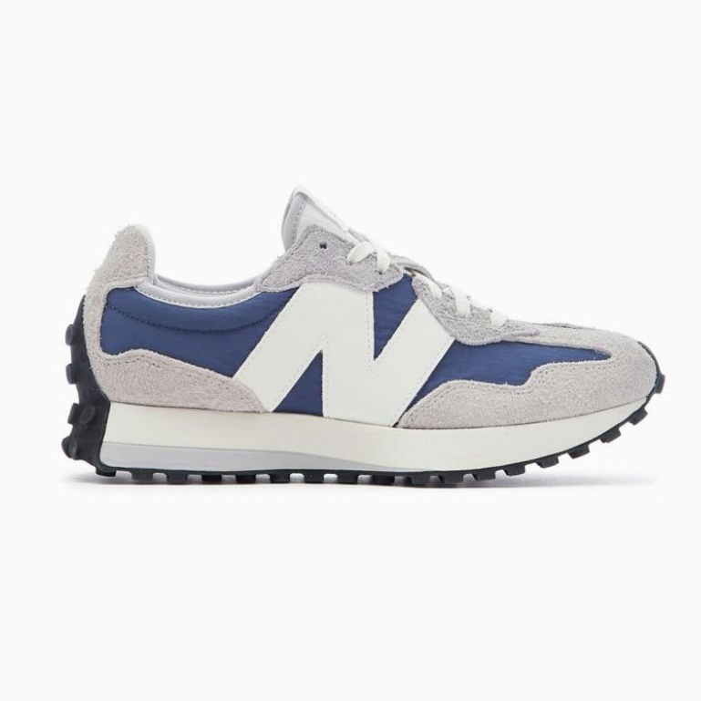 NEW BALANCE CLASSIC 327 SUEDE LEATHER BRIGHTON GREY WHITE BLACK ORIGINAL