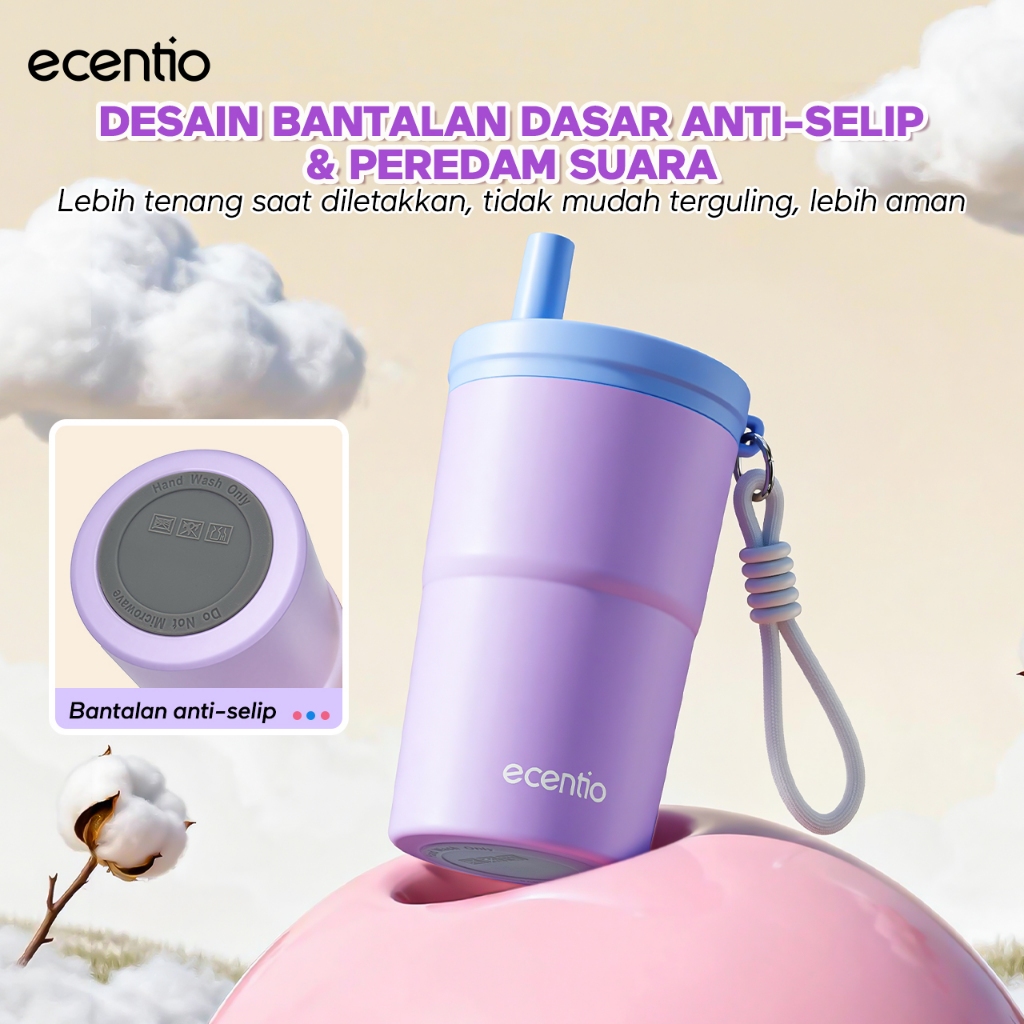 Bestseller [Seri Inspirasi Kerja] Ecentio Tumbler Minum Stainless 500Ml/900Ml Premium Anak Laki Laki