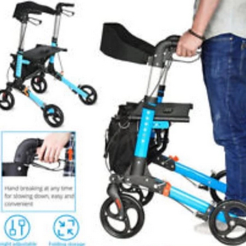Kursi Roda Lipat Lansia  Alat Bantu Jalan Rollator Walker
