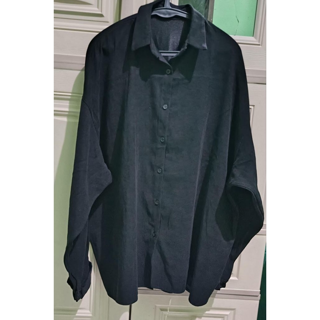 Kemeja Suede Hitam 66girls