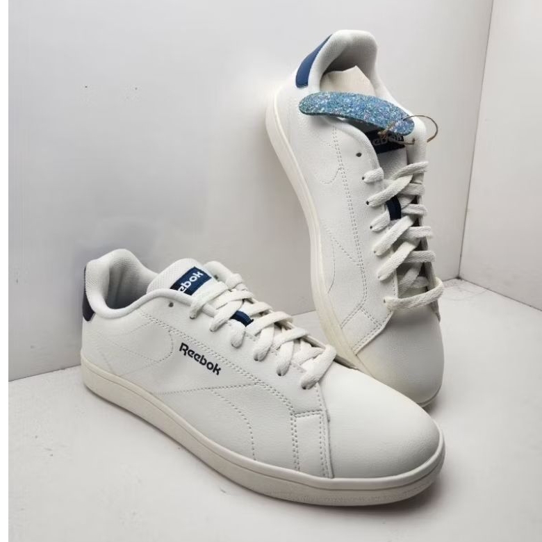 Sepatu Sneakers REEBOK ROYAL COMPLETE CLN (UNISEX) WHITE NAVY