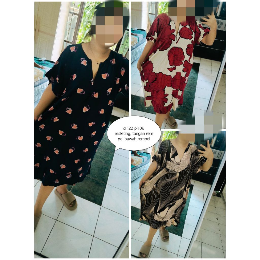 Daster rayon paket hemat