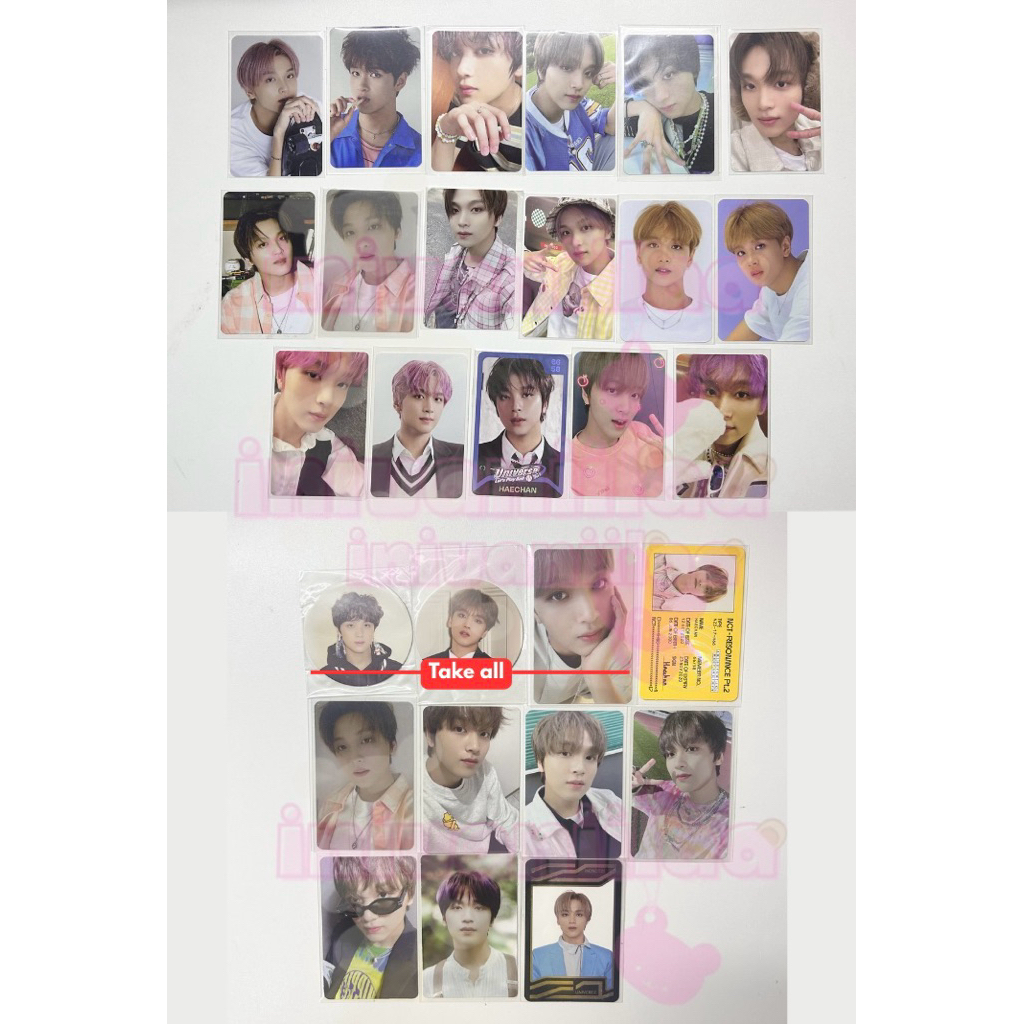 WTS/WTB PC HC HAECHAN NCT DREAM 127 U hc ceker pizza boring chillin’ helfut hot sauce beatbox MD Alb
