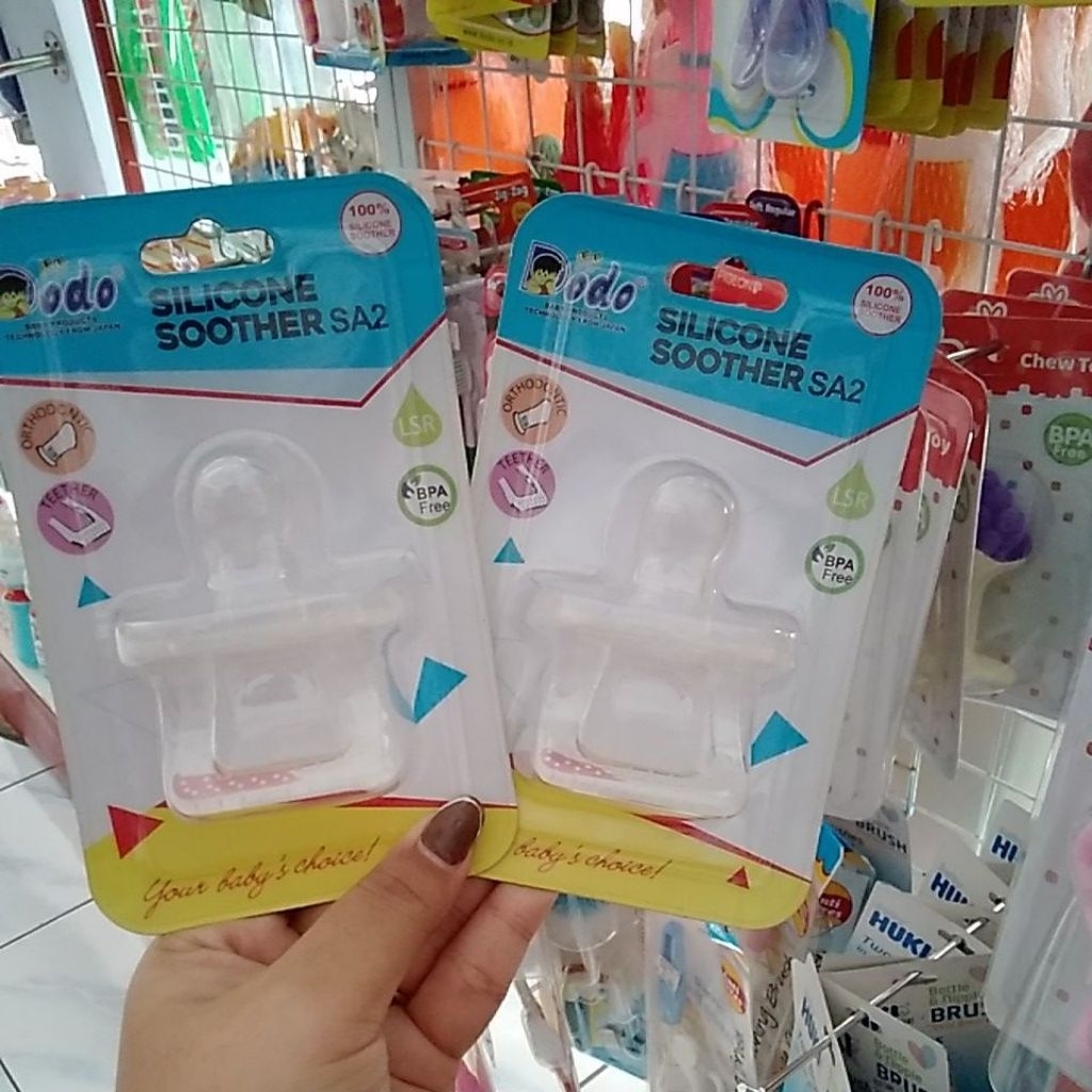 Empeng Bayi Dodo SA2 Full Silicone BPA Free/Empeng Bayi dodo S050 with holder/empeng soother S051 gl