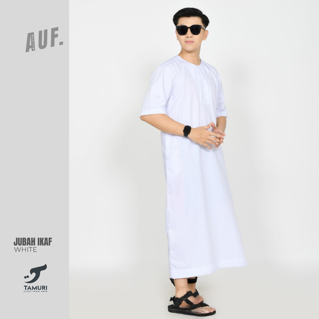 AUF MOSLEM || JUBAH IKAF KANCING - TAMURI