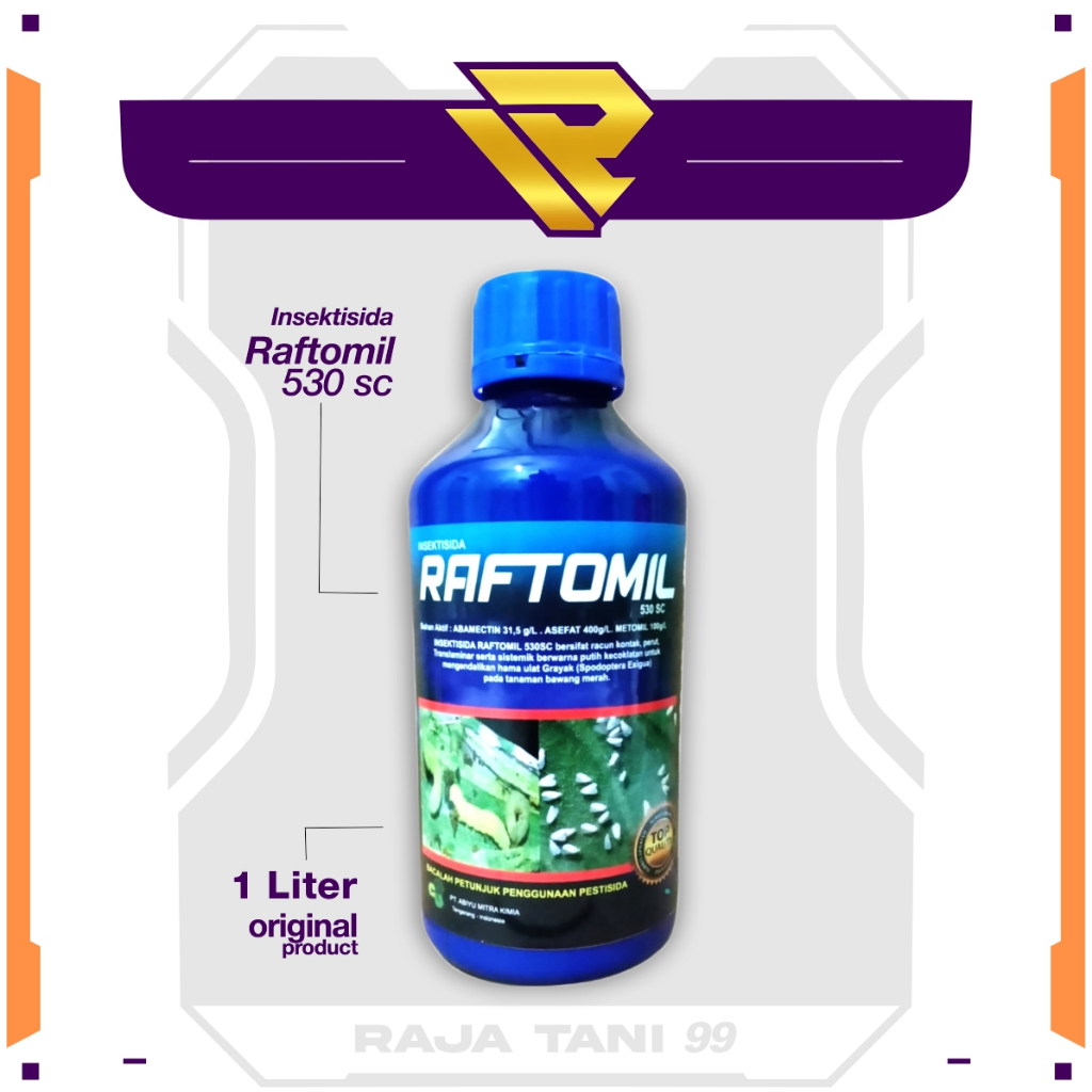 RAFTOMIL 530SC 1LITER INSEKTISIDA ABAMEKTIN ASEFAT METOMIL