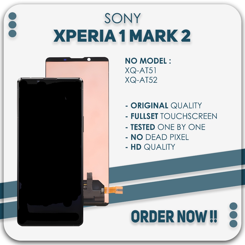Grosir LCD Sony Xperia 1 Mark 2 - Fullset Touchscreen Original