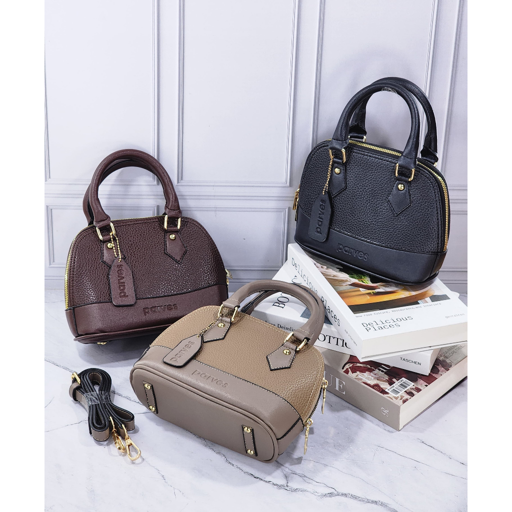 tas sling bag alma mini parves polos kulit pu uk 22x14 cm