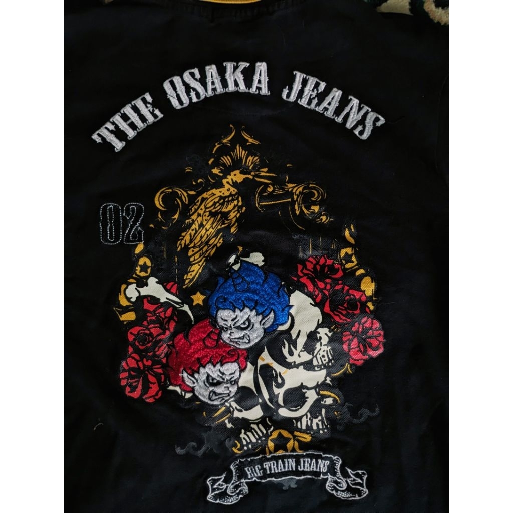 big train jeans sukajan polo shirt
