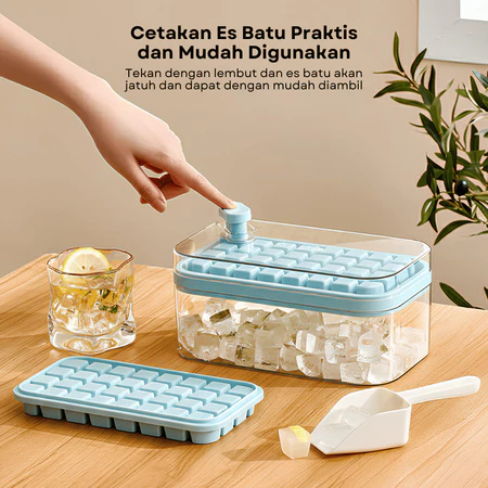 CETAKAN ES BATU SINGLE PRES + SEKOP / CETAKAN ES BATU / TEMPAT ES BATU / CETAKAN ES BATU + SEKOP / C