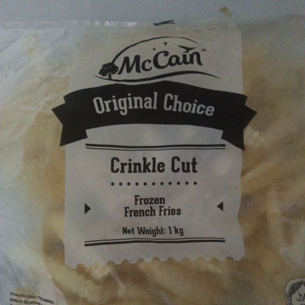 Kentang Crinkle cut