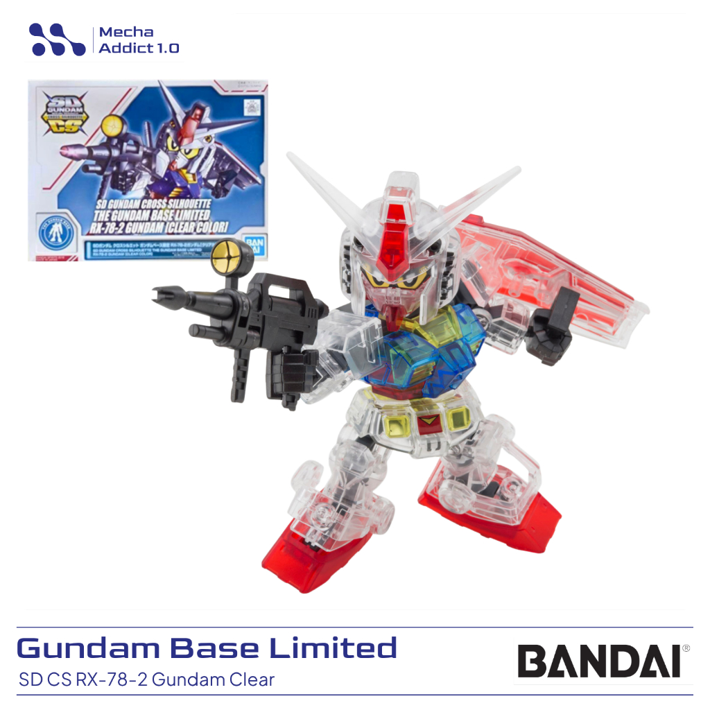 SDCS Gundam Base RX-78-2 Gundam Clear Color Bandai limited