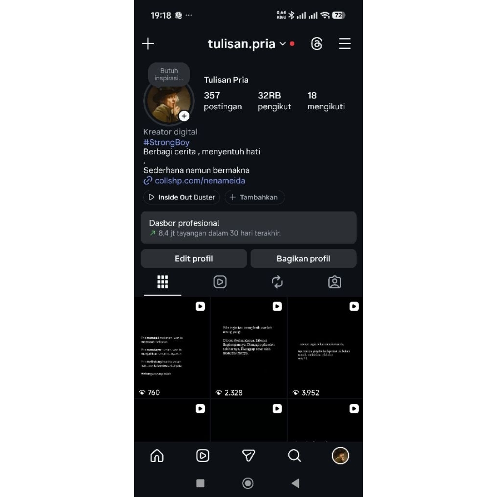 akun instagram berkualitas