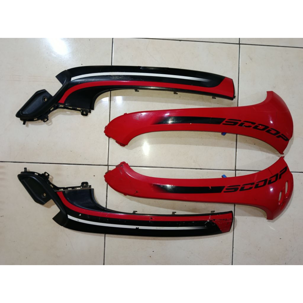 sayap samping kanan kiri body depan scoopy new sporty 2021 2022 2023 2024 K2F original