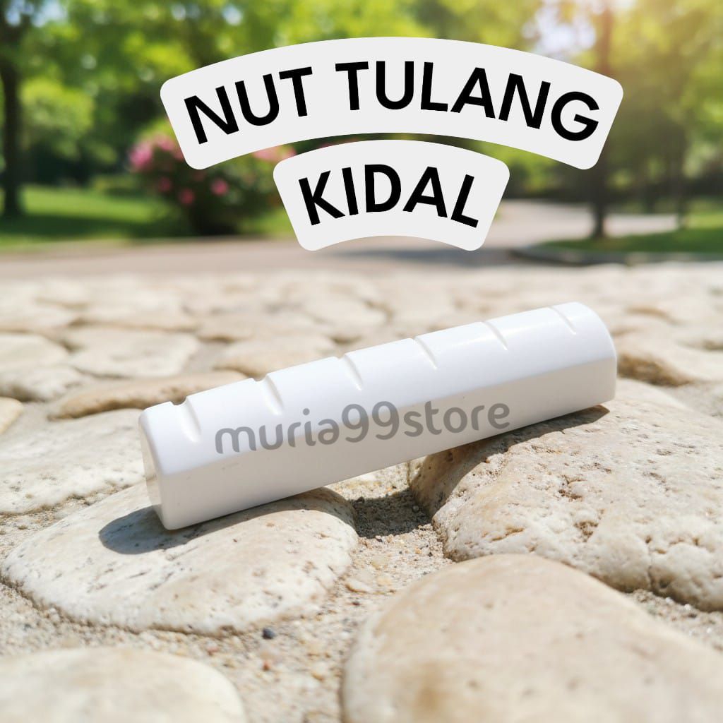 Nut Gitar Akustik Kidal lefthand kiri bone tulang
