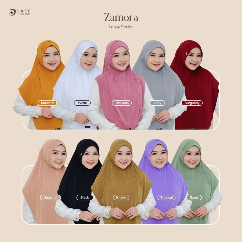 Hijab Instant Jumbo Syari Zameera by Daffi Hijab