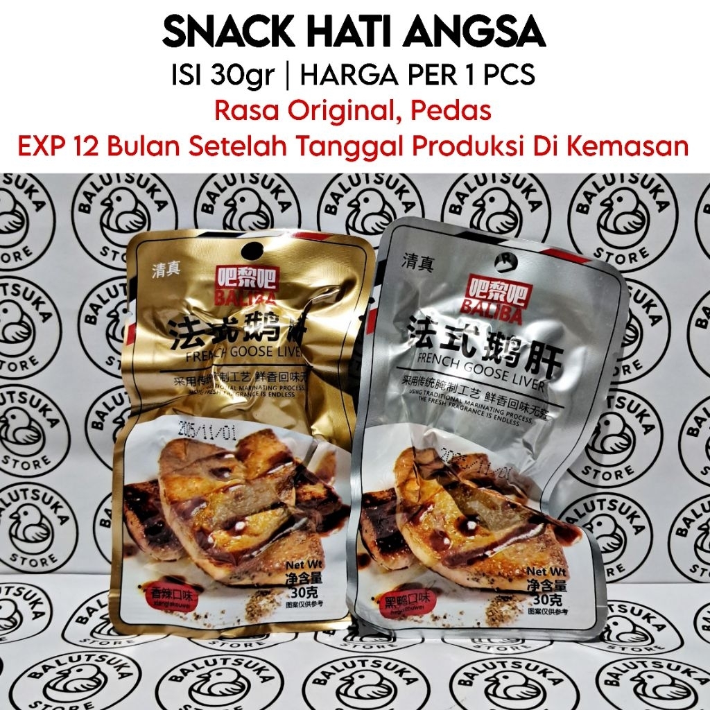 SNACK HATI ANGSA CHINA FOIE GRAS FRENCH GOOSE LIVER SIAP MAKAN CEMILAN UNIK