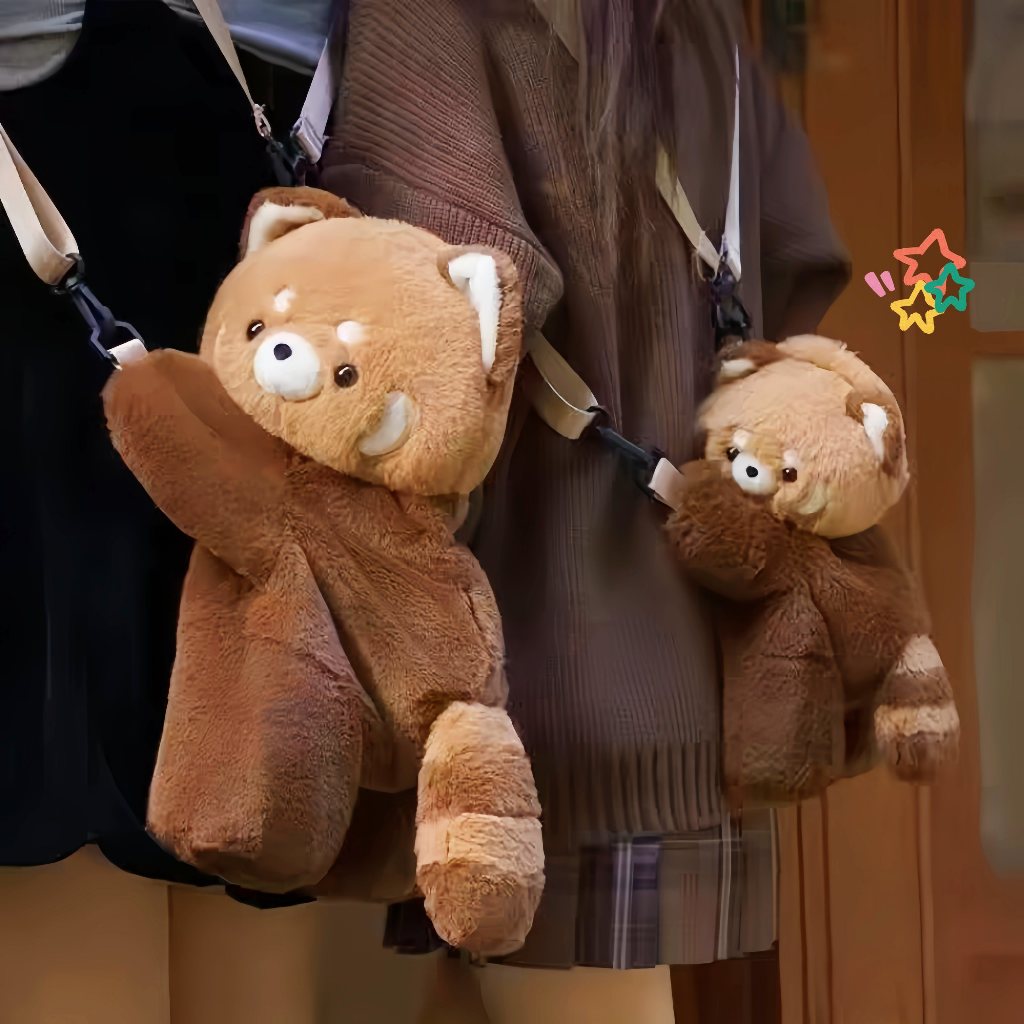 Tas selempang beruang/tas boneka lucu