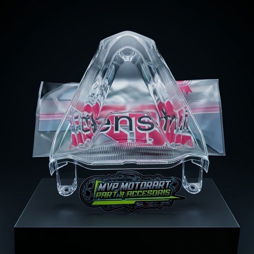 Mika kaca lampu stop belakang bening putih beat fi beat deluxe new led street tenshi